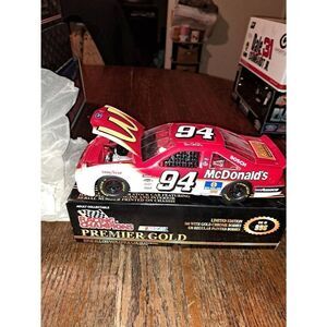 Vintage 96 Racing Champions Gold Bill Elliott McDonald Die Cast Nascar Race Car